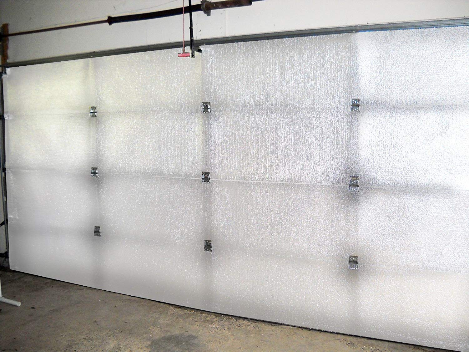 Ant NASA TECH White Reflective Foam Core 2 Car Garage Door